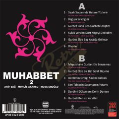 Muhabbet 2 - Arif Sağ/ Musa Eroğlu/ Muhlis Akarsu Plak