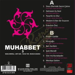 Muhabbet 3 - Arif Sağ/ Musa Eroğlu/ Yavuz Top/ Muhlis Akarsu Plak