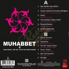 Muhabbet 5 - Arif Sağ/ Musa Eroğlu/ Yavuz Top/ Muhlis Akarsu Plak