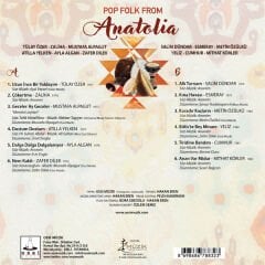 Pop Folk From Anatolia - Çeşitli Sanatçılar Renkli Plak