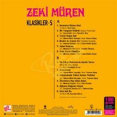 Zeki Müren - Klasikler 5 (Anılarım) Plak