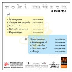 Zeki Müren - Klasikler 1 (Dünden Bugüne 8) Plak