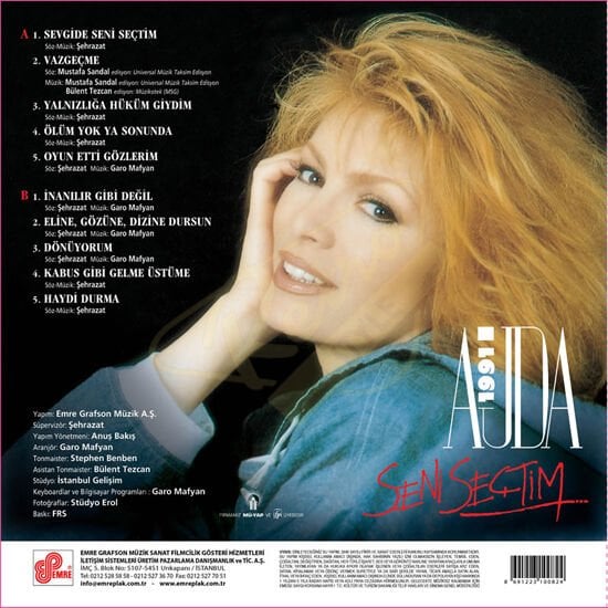Ajda Pekkan - 1991 Seni Seçtim Plak