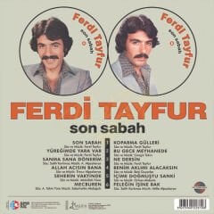 Ferdi Tayfur - Son Sabah Picture Disc Plak